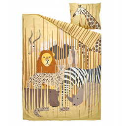 IKEA SANDLOPARE Pościel dziecięca 150x200 i poszewka 50x60