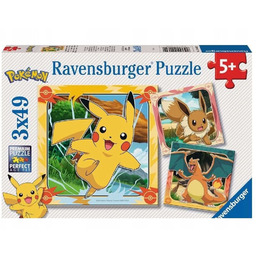 Ravensburger 3X49 Pokemon [Puzzle]
