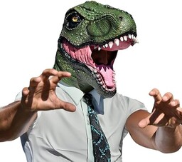 mikamax Maska dinozaura - kostium Halloween - kostium