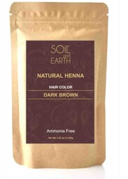 Naturalna Henna Indyjska CIEMNY BRĄZ, Soil & Earth,