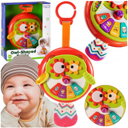 Zabawka Interaktywna Sowa Pianinko z Szeleszczącym Ogonem Woopie