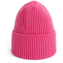 Czapka Damska Młodzieżowa Beanie Podwijana Zimowa 100% Wełna