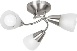 Potrójna lampa sufitowa Connor 5690 Rabalux szklana chromowana