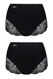 Figi damskie (2 pack) z wysokim stanem LPF