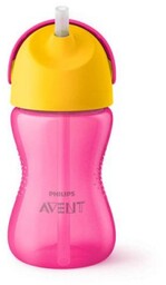AVENT Kubek ze słomką 300ml 798/02 12m+ róż