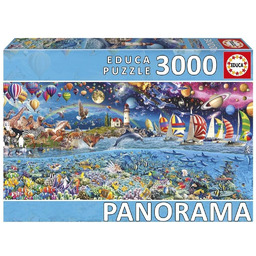 Puzzle 3000 Życie panorama