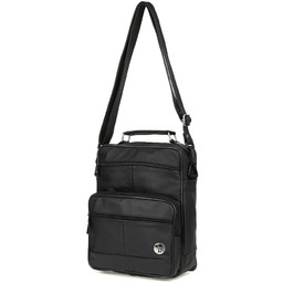 Męska duża torba skórzana czarna Beltimore G20