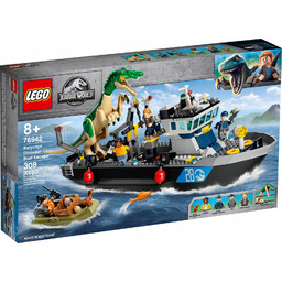 Lego Jurassic World Zestaw Barionyks i ucieczka łodzią
