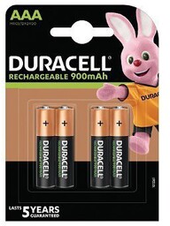 Duracell Akumulatory AAA/HR3 900mAh blister 4 sztuki