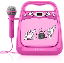 GoGen BOOMBOX BOBKARAOKEP różowy KRÓLIKI