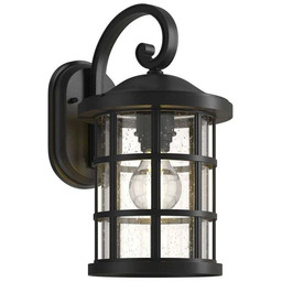 Lindby - Ankea Zewnętrzna Lampa Ścienna Black/Clear
