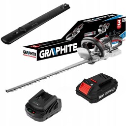 Zestaw Nożyce do Żywopłotu Akumulatorowe Bateria 2Ah Ładowarka