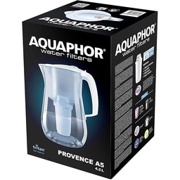 AQUAPHOR Filtr do wody Provence biały w zestawie