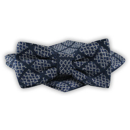 Mucha Męska z Poszetką - Alties - Granat,