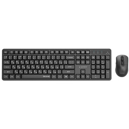 KEYBOARD +MOUSE WRL CYRILLIC/BLACK KBS-WMS-01-CYRL GEMBIRD