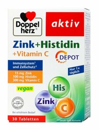 Cynk + histydyna + witamina C, Doppelherz, 30