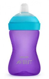 AVENT Kubek z miękkim ustnikiem 9m+ 802/02 fiolet-