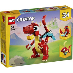 LEGO Creator 3w1 - Czerwony Smok (31145) KLOCKI