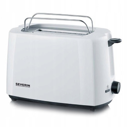 Toster 700W Ruszt Do Bułek Biało Czarny Kompaktowy