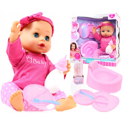 Lalka sikająca New Born Baby Sikająca Bobas Nocnik