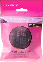 Brushworks Mini klipsy do pazurów - 20 sztuk