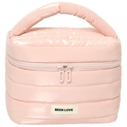 Kosmetyczka Pikowana Różowa Dla Kobiet