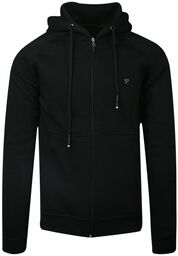 Bluza Czarna z Kapturem, z Kieszonkami, Męska -PAKO