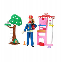Barbie Kariera. Lalka Strażak HRG55