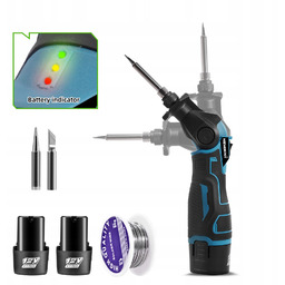 Lutownica Transformatorowa Precyzyjna Akumulatorowa 2x Grot 400°C