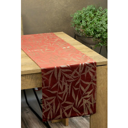 Eurofirany Obrus bieżnik 35x180 Blink 15 ceglasty złoty