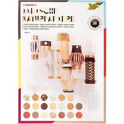 folia 550404 - blok kreatywny, indyjskie papiery naturalne