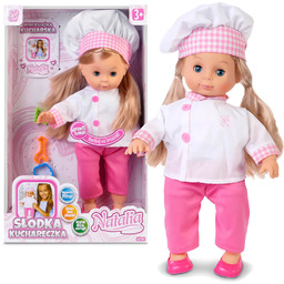 Lalka Natalia Słodka Kucharka Mówiąca Lalka Z Akcesoriami