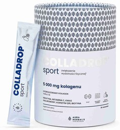Colladrop Sport, Kolagen Morski 5000 mg, Aura Herbals,