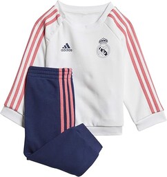 Adidas Real Madrid dres treningowy, sezon 2020/21, biały/granatowy,