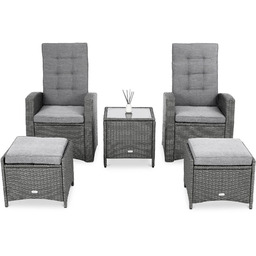 Zestaw mebli ogrodowych Fera - Szary