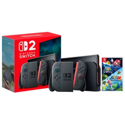 Nintendo Switch 2 Joy-Con Czarny + Super Mario