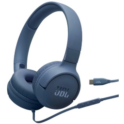 JBL Tune 520C USB-C Nauszne Mikrofon Niebieski Słuchawki