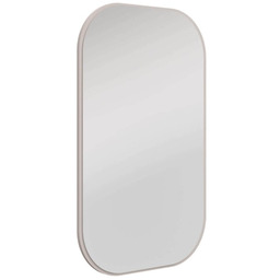 Lustro prostokątne OVALIO 702 110x68cm Ramka beż piaskowy