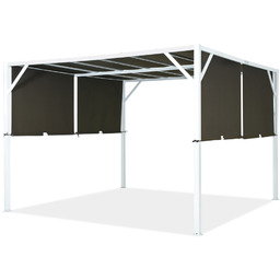 Metalowa pergola tarasowa Santorini 3 x 3 m