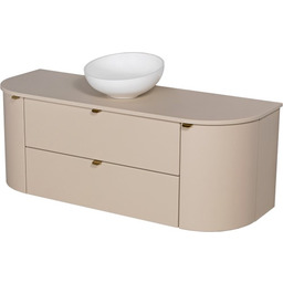Szafka łazienkowa macadamia 140 cm MIA SMOOTH