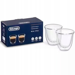 Szklanki z podwójną ścianką termiczne do kawy espresso