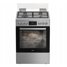 Kuchnia elektryczna Whirlpool W6G8LCSWX Steam+ Termoobieg Srebrny
