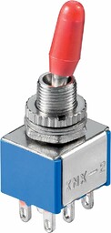 Goobay 10021 przełącznik dźwigienkowy miniaturowy, 2 x wł.