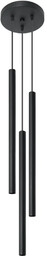 Lampa wisząca PASTELO 3P czarna SL.0471 - Sollux