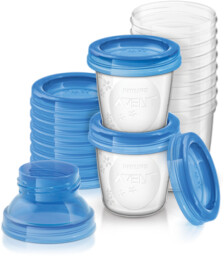 AVENT Pojemniki na pokarm 180ml SCF619/05