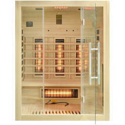 Sauna infrared Nordum Solea 3-osobowa naturalna