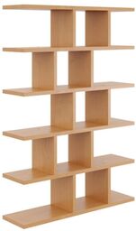 Duży regał z półkami, biblioteczka, HOLT, 70x18x101 cm,