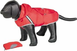 Nobby Płaszcz przeciwdeszczowy dla psa, 40 cm, czerwony