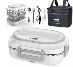Elektryczny Lunch Box Termos Obiadowy Samochodowy