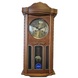 Zegar drewniany mechaniczny ścienny z wahadłem Adler 11002